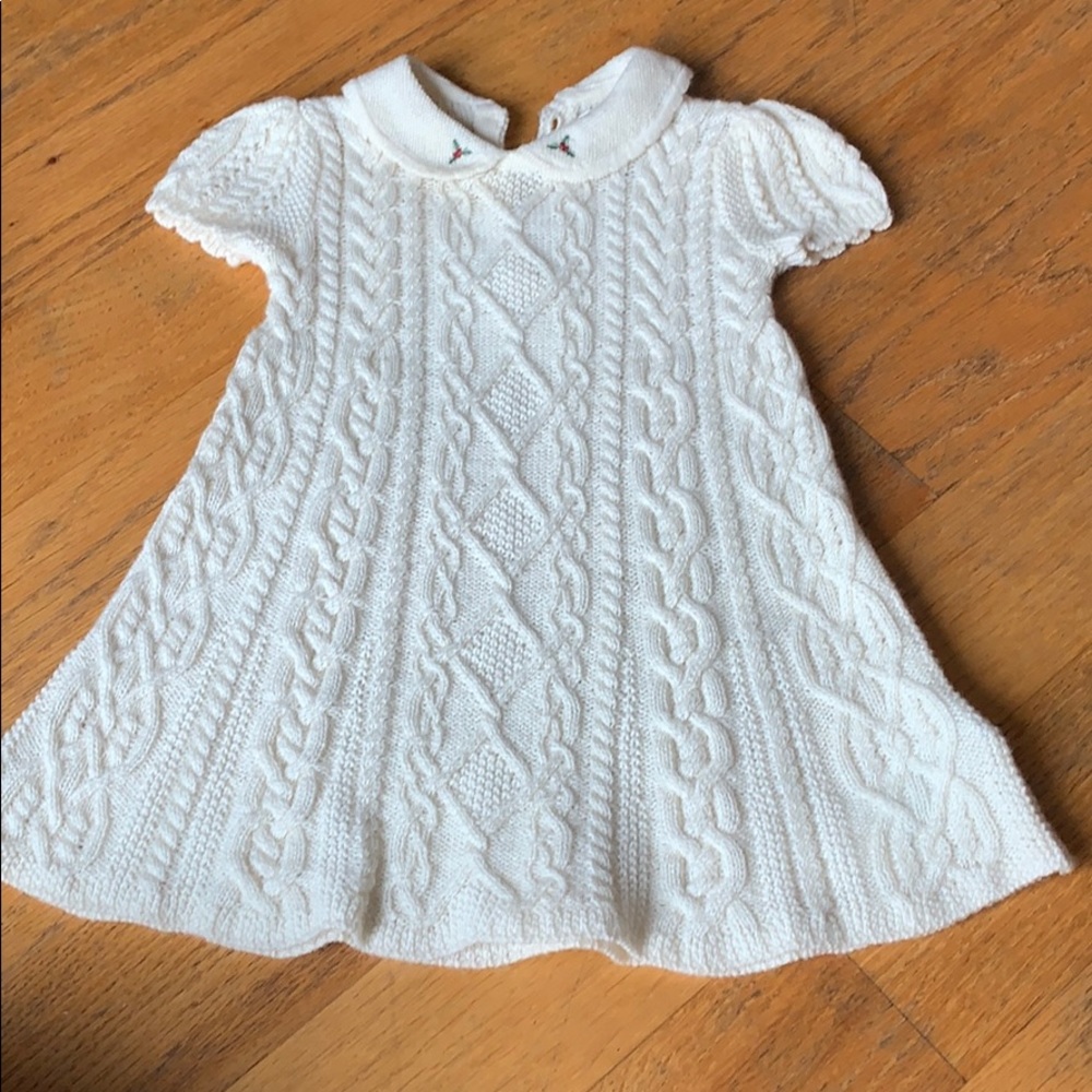 Ralph Lauren Baby Girl Wool-Blend A-Line Dress